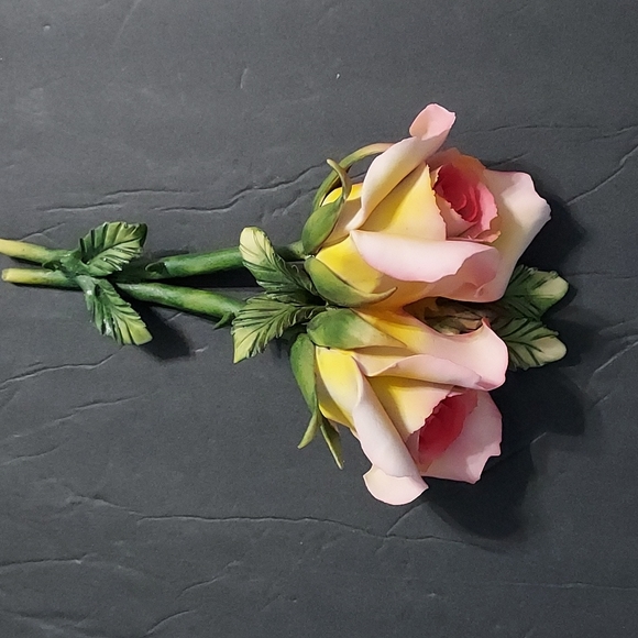 Capodimonte AMC Roses Made in Italy. - Picture 4 of 8